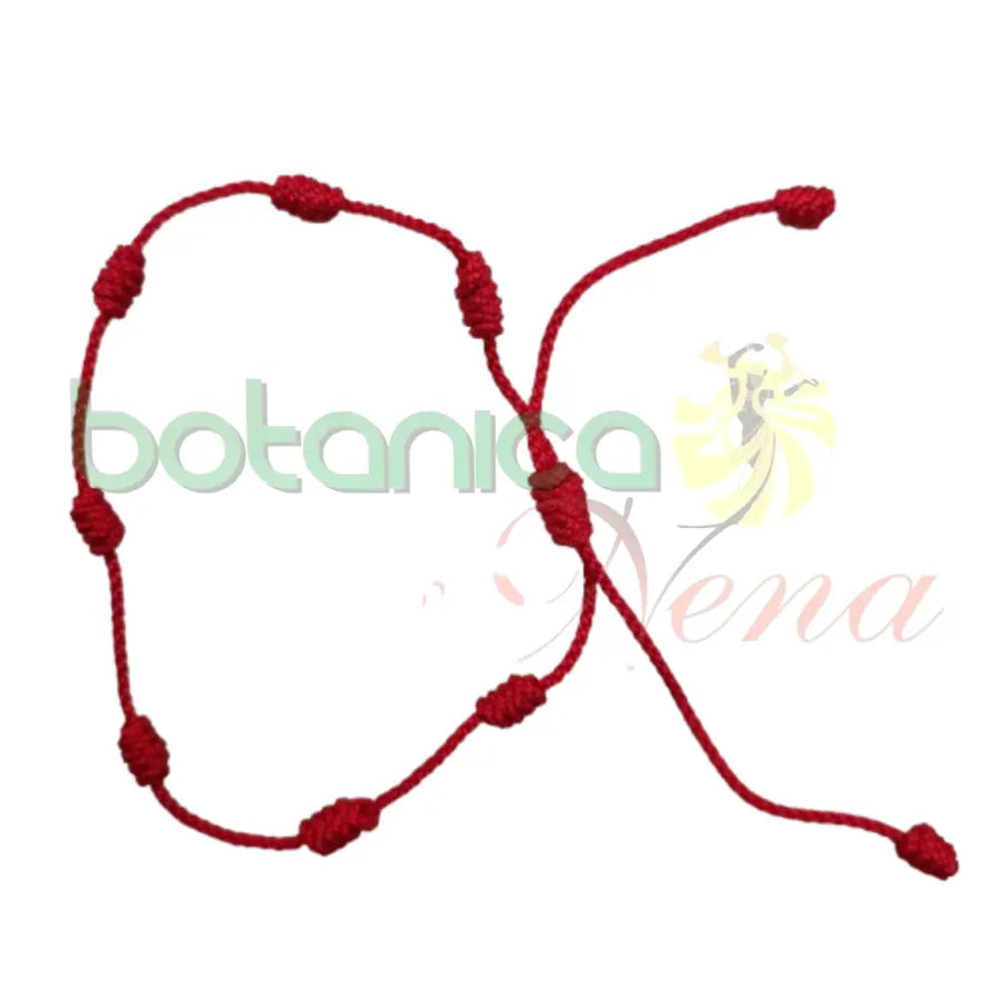 Pulso Hilo rojo / 7 Nudos grueso graduable - Botanica Nena
