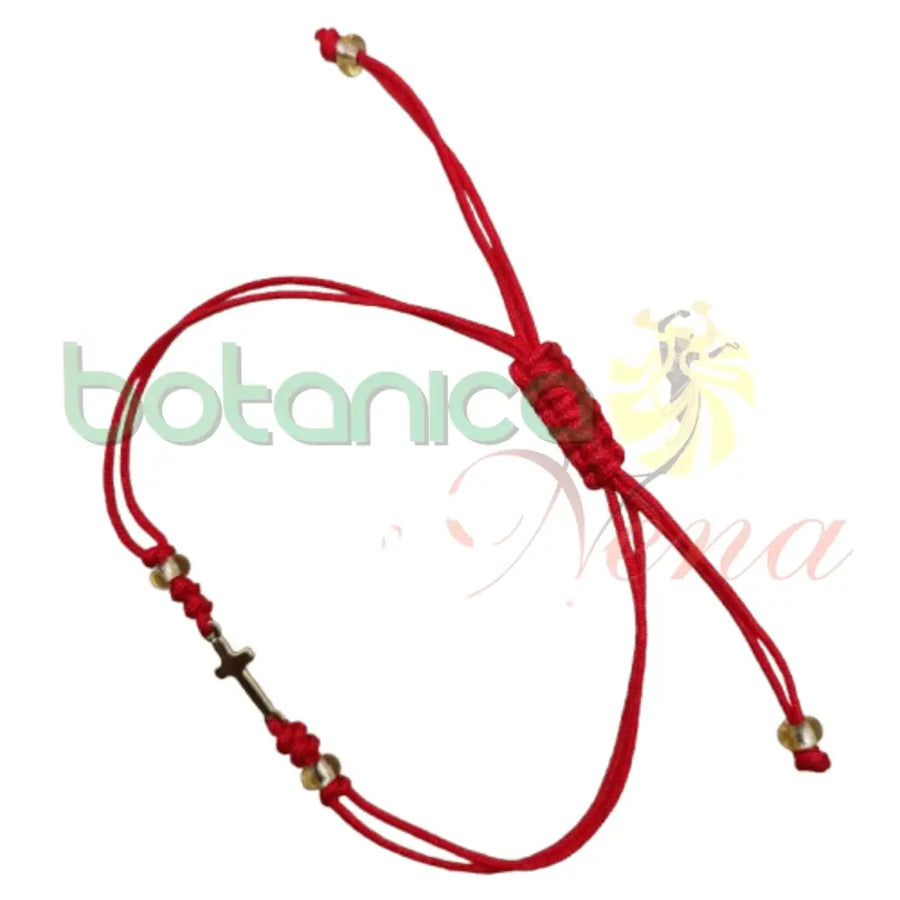 Pulso Hilo rojo / Cruz graduable - Botanica Nena