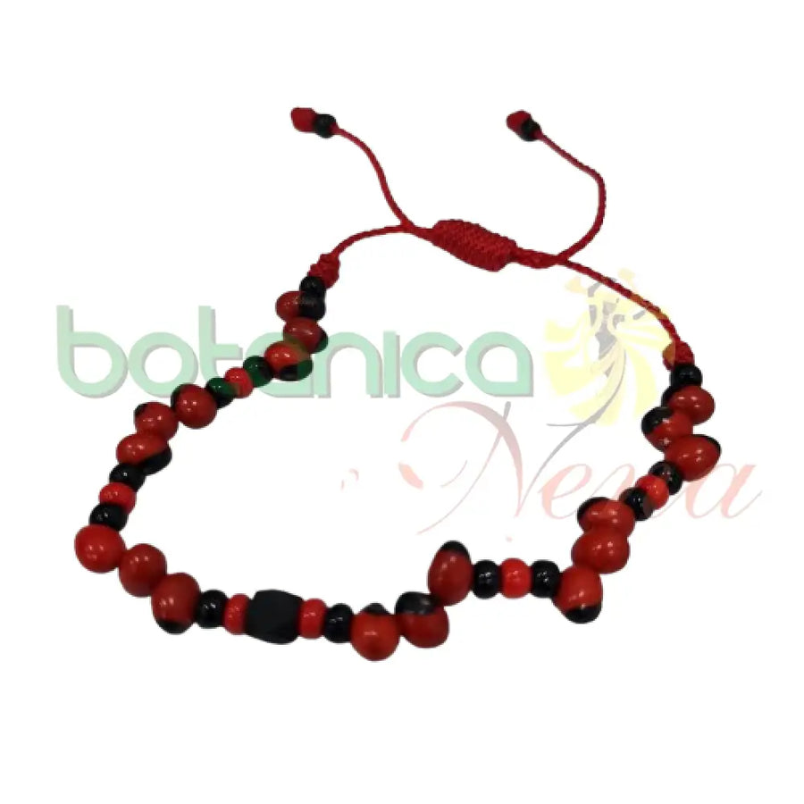 Pulso Hilo rojo /Peonia Y Azabache. graduable