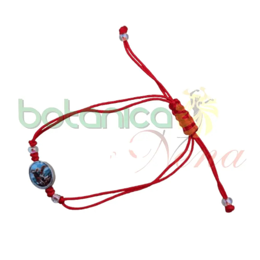 Pulso Hilo rojo / San Miguel Arcangel graduable - Botanica Nena