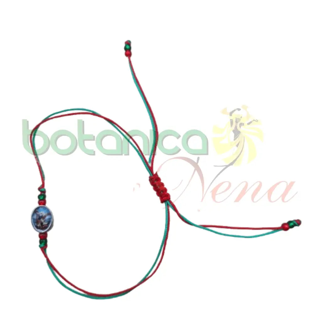 Pulso Hilo rojo / San Miguel Arcangel graduable - Botanica Nena