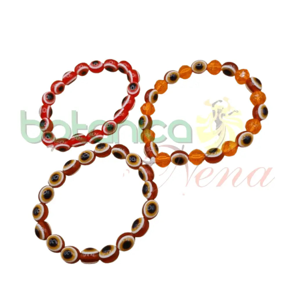 Manilla / Pulso / pulsera de ojos elastica - Botanica Nena