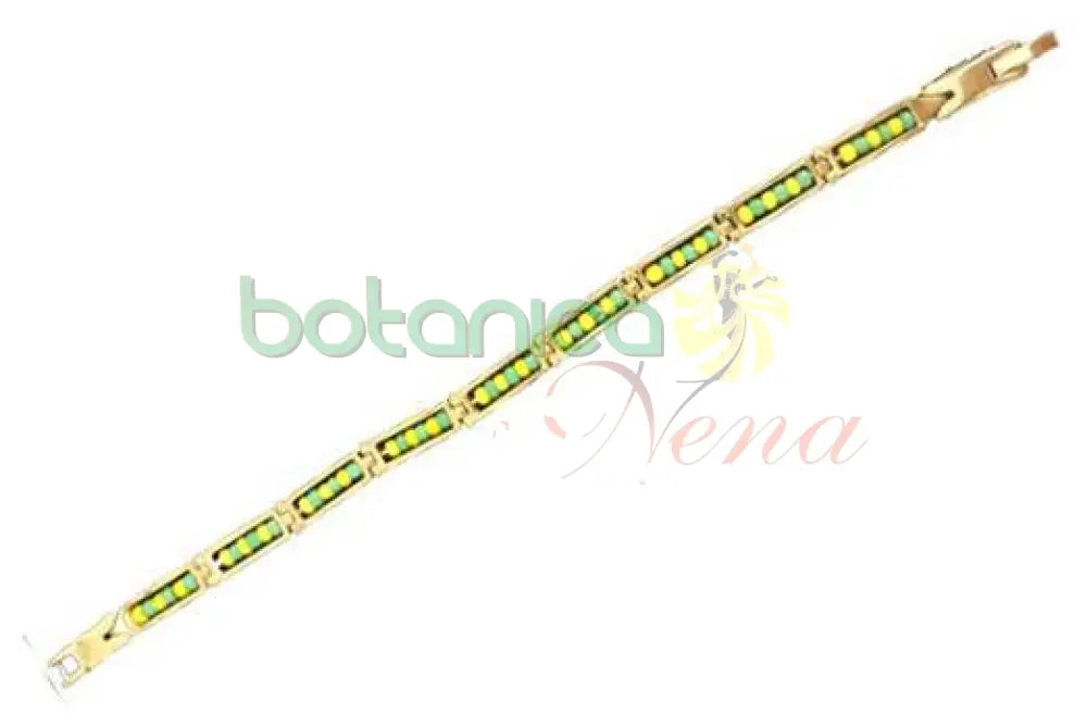 Pulso - Manilla - Ilde Orula - Acero Inoxidable - abierto Dorado - Botanica Nena