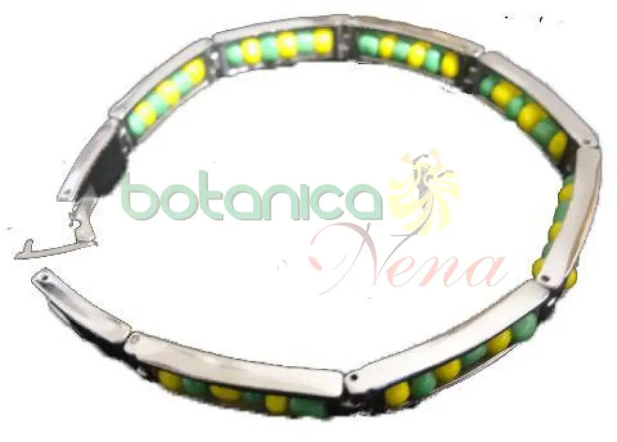 Pulso - Manilla - Ilde Orula - Acero Inoxidable - abierto Plateado - Botanica Nena