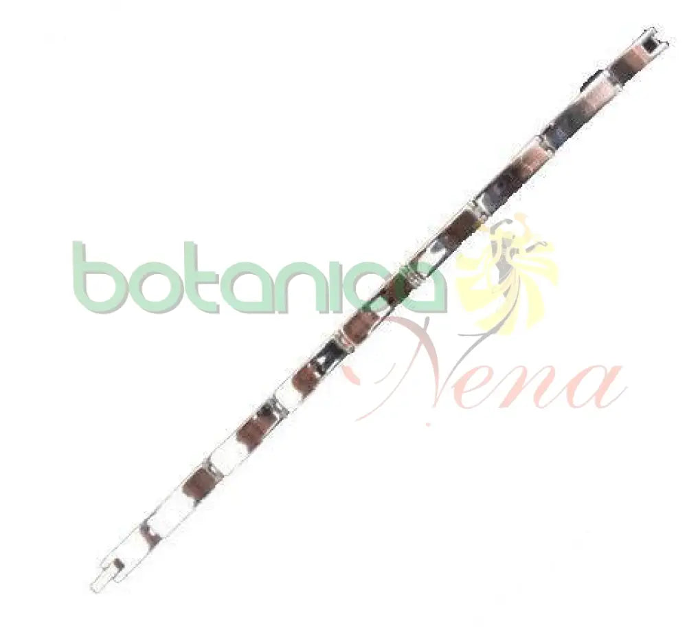 Pulso - Manilla _ Ilde Orula - Acero Inoxidable - Cerrado Plateado - Botanica Nena