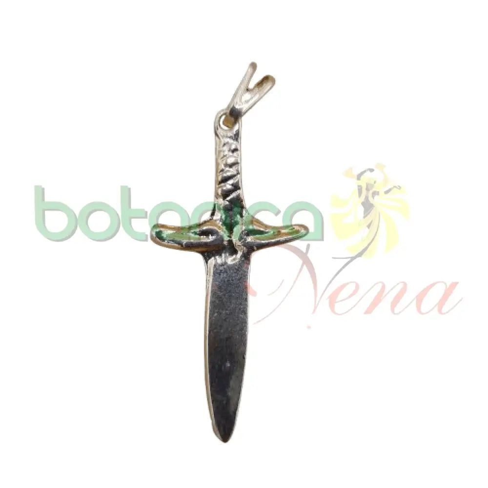 Puñal Baño en Oro y Plata 1.8"H - Botanica Nena