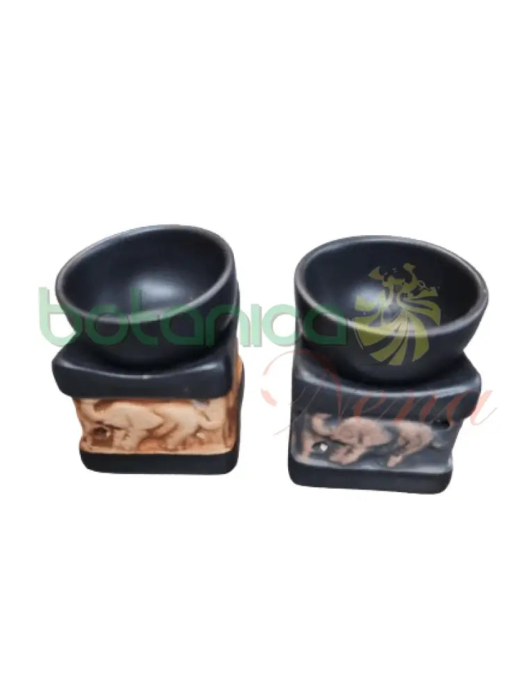 Quemador de aceite de elefante 3.2"Alto x 2.5"Ancho - Botanica Nena