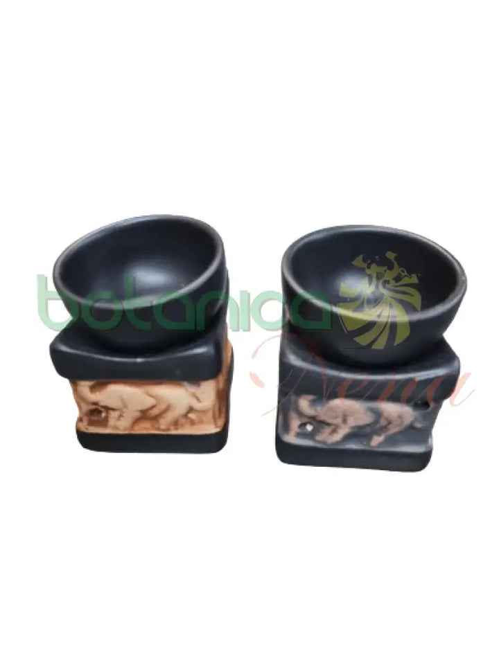 Quemador de aceite de elefante 3.2"Alto x 2.5"Ancho - Botanica Nena