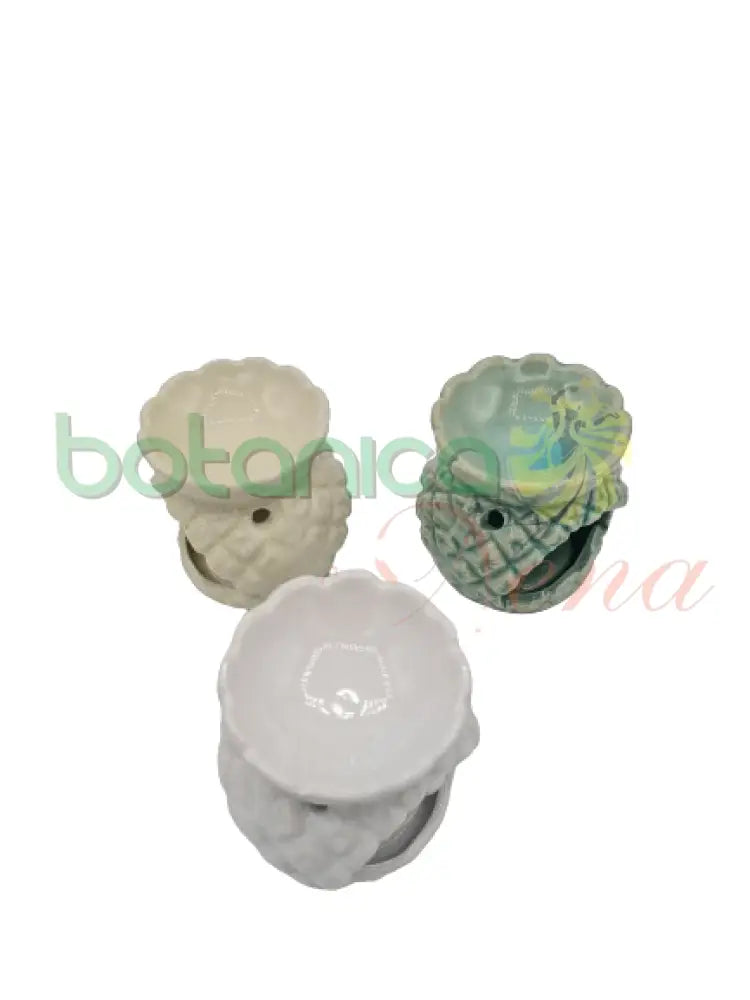 Quemador de aceite en ceramica 3"x3.5" - Botanica Nena