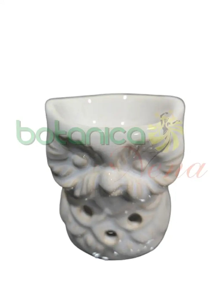 Quemador de aceite en ceramica 3’’x3’’ Blanco