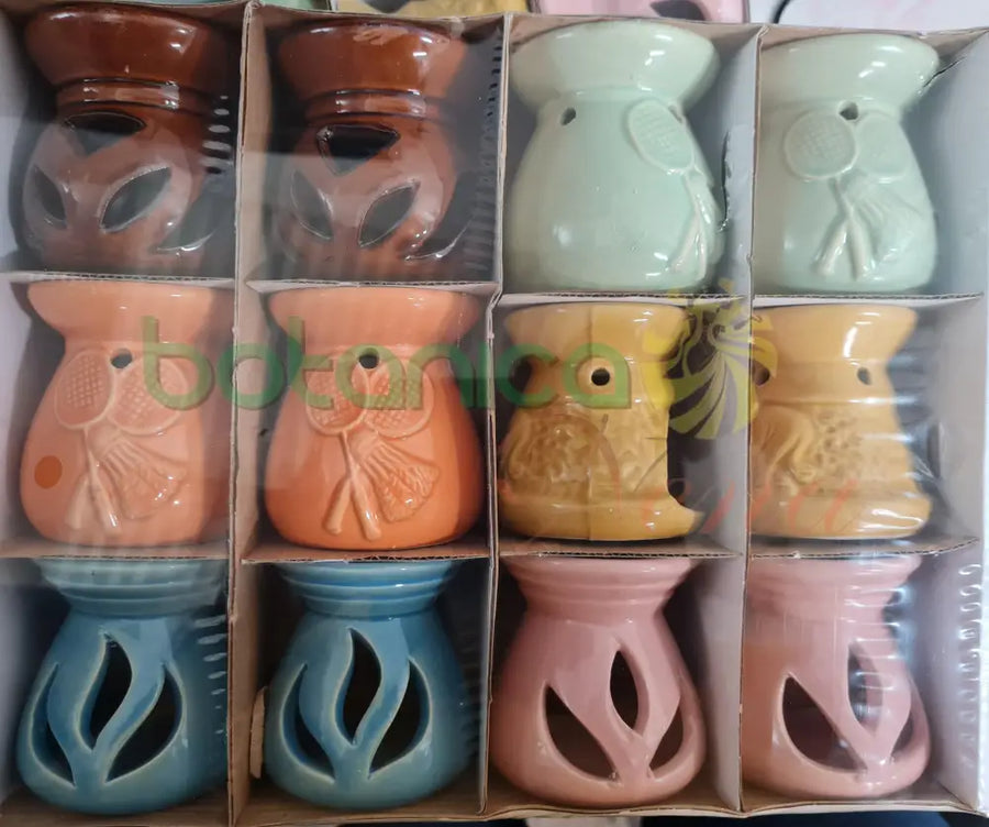 Quemador de aceite en ceramica - Botanica Nena