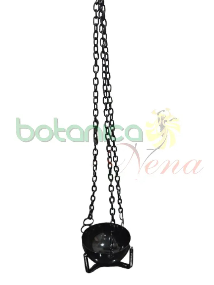 Quemador de incienso negro Mini 1.5’’Hx 2.5’’W