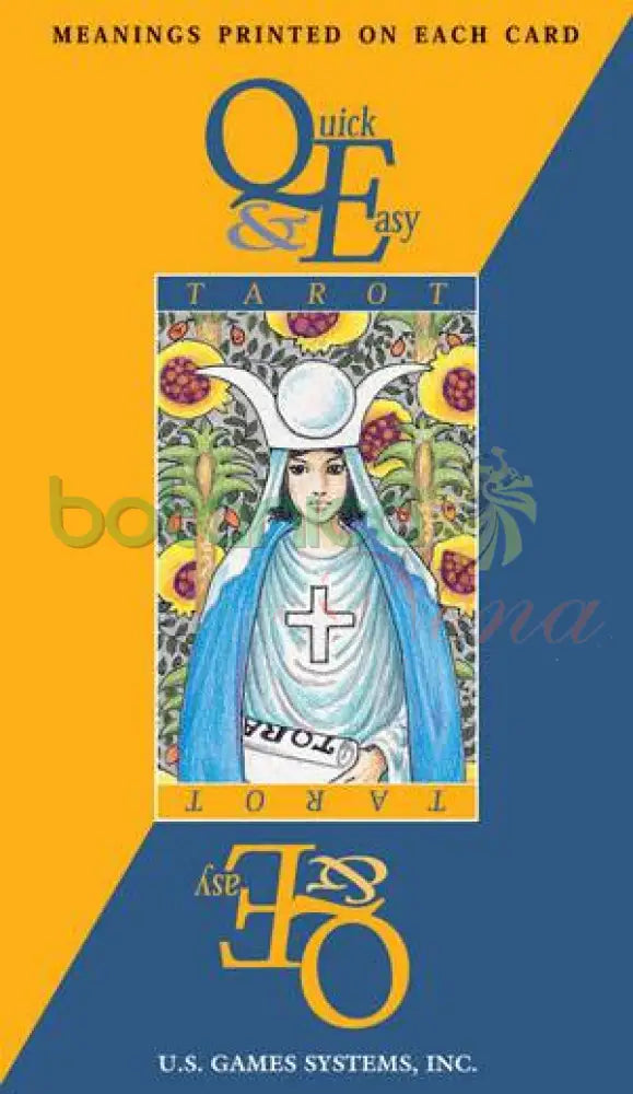 Quick & Easy Tarot Deck Universal En Ingles - Botanica Nena