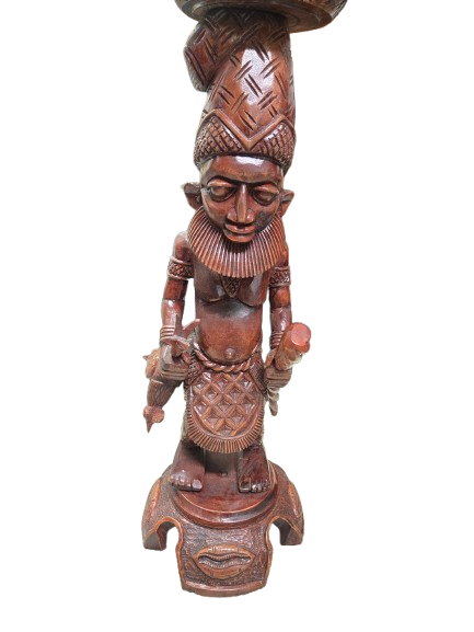 Pedestal Con Batea Shango 52"H x 11" W