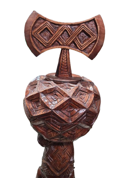 Pedestal Con Batea Shango 52"H x 11" W