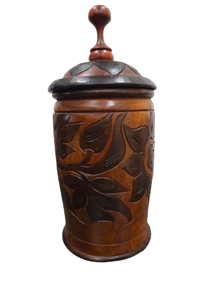 Lebrillo Agayu Tallado a mano  18.5"H  X 8"W Aprox