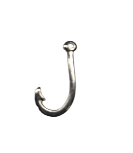 Anzuelo plano metal para ebbo com o dije 0.8"H - Botanica Nena