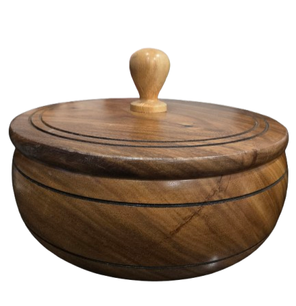 Batea de Madera Shango / Orula 12"W x 7"H