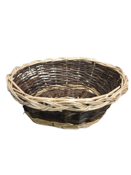 Canasta/ Cesta De Mimbre con borde grueso