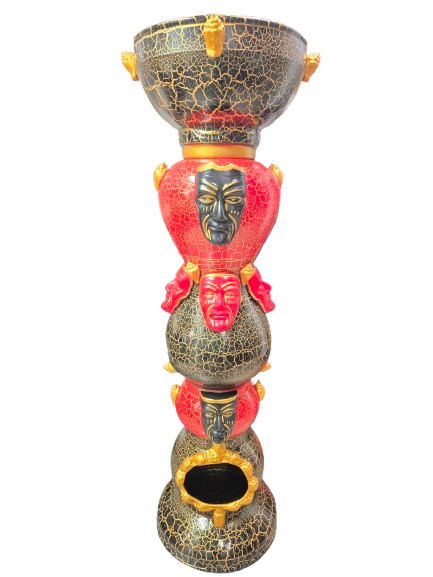 Casa Elegua con pedestal 58"Alto X 20"Ancho