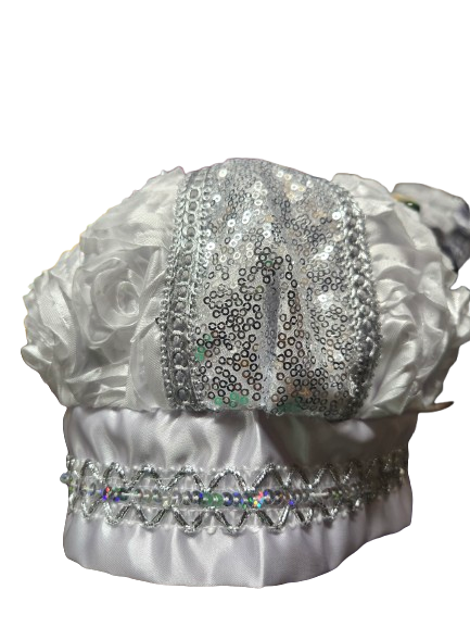Gorro de Santo con brillos lentejuelas