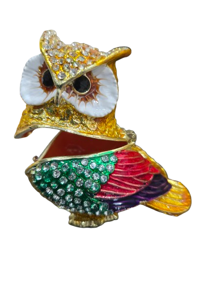 Joyero Buho  con brillantes