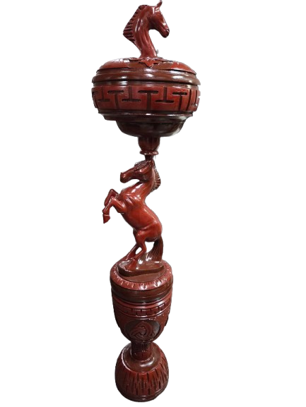 Pedestal Con Batea Shango 52"H x 12" W