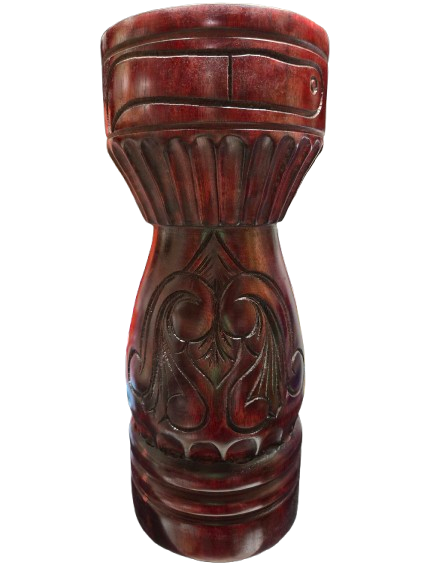 Pilon Shango, Dada y Agayu 22"h X 9"w