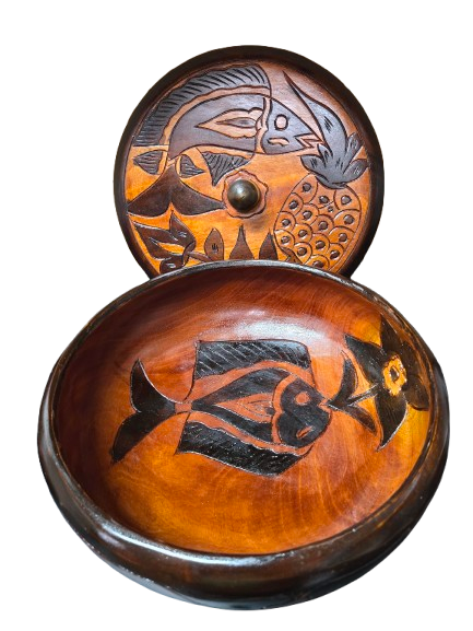 Batea Tallada figuras varias Shango / Orula