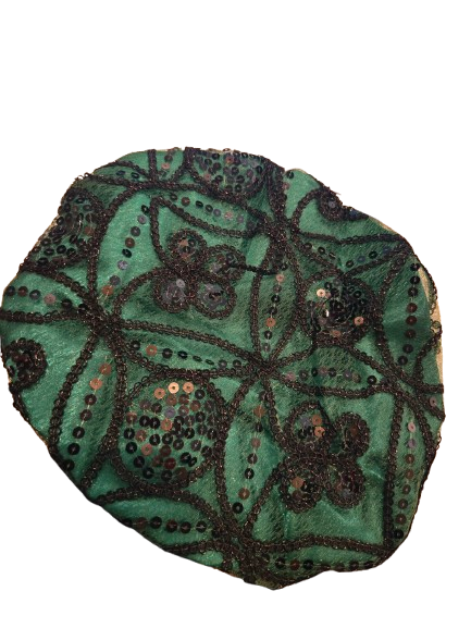 Gorros de Santo con brillantes y lentejuelas