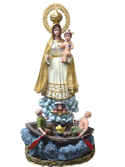 Virgen de la Caridad del cobre 24”H
