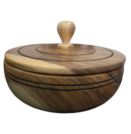 Batea de Madera Shango / Orula 12"W x 7"H