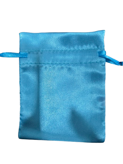 Bolsa de Diloggun Satin Azul claro for Yemaya Asesu