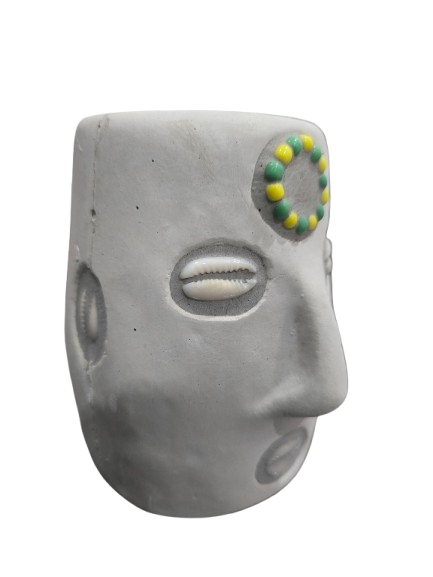 Elegua Cemento 1 cara 4 H X 4"W - Botanica Nena