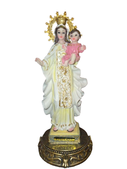 Virgen de las Mercedes 8"H