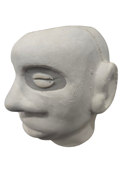Elegua Cemento 1 cabeza 4.5 H X 4"W