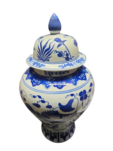 Potiche Olokun / Yemaya Peces 18" - Botanica Nena