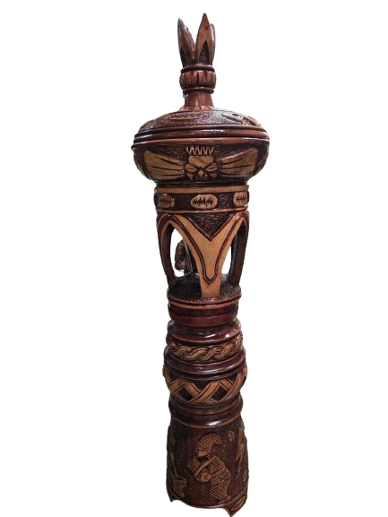 Pedestal Con Batea Shango 48"H x 12" W