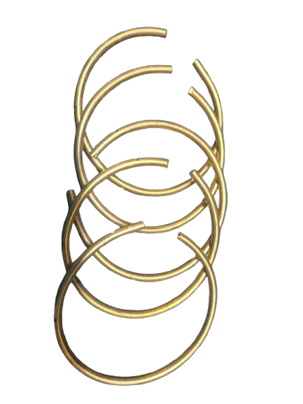 5 Pulsos / Manillas Oshun en bronce - Botanica Nena