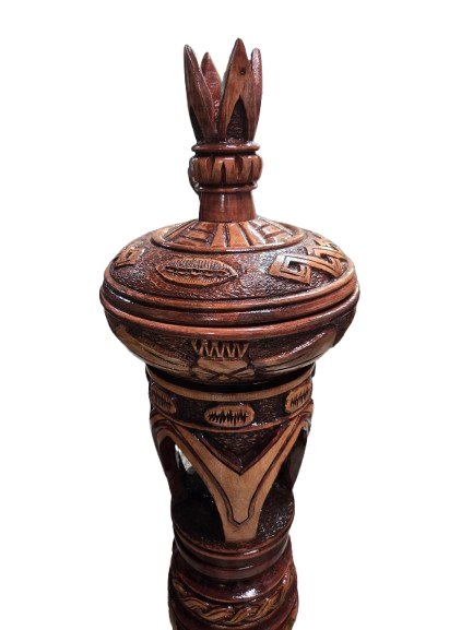 Pedestal Con Batea Shango 48"H x 12" W