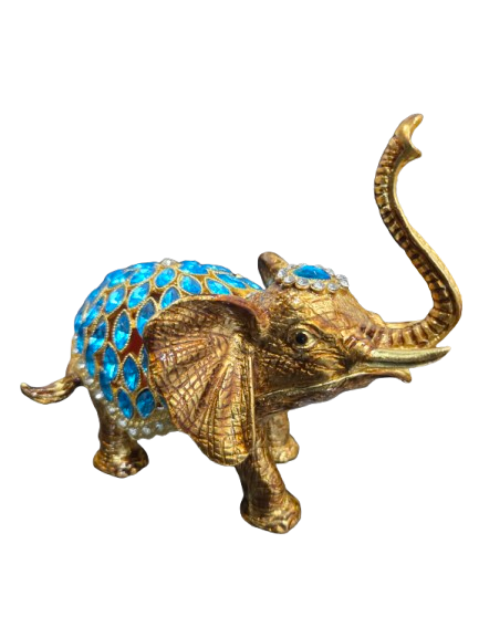 Joyero Elefante 4"H Aprox