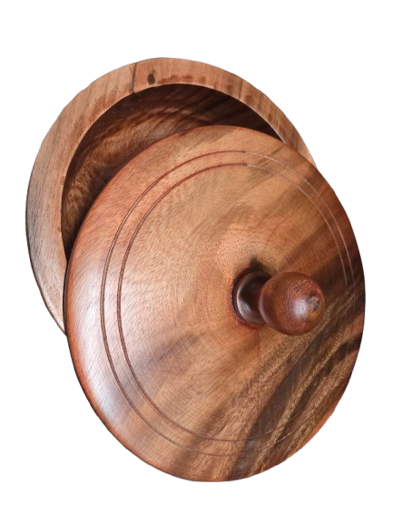 Batea de Madera Shango / Orula 12"W x 7"H - Botanica Nena