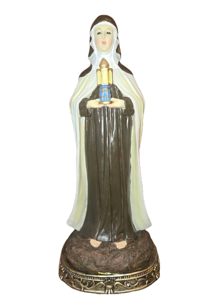 Santa Clara de Asis 14"H