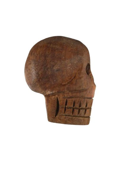 Calavera De Madera 1.8" - Botanica Nena