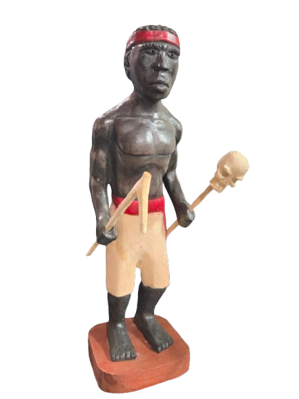 Negro Congo De Madera 16" Y 17" - Botanica Nena