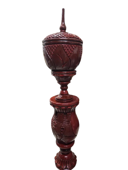 Pedestal Con Batea Shango 52"H x 11" W