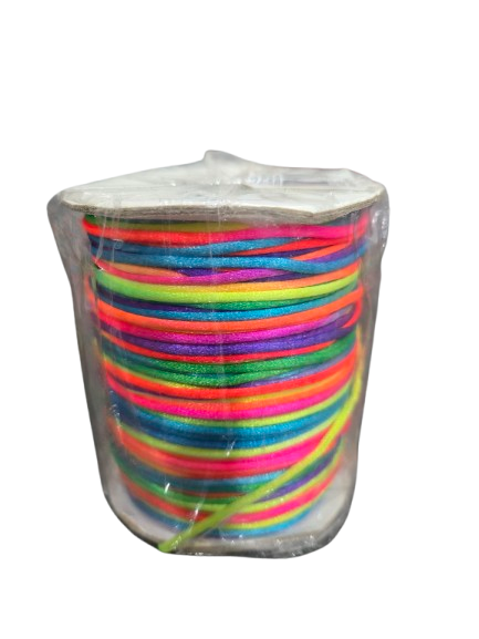 Cordon Cola de raton color arcoiris para Oya