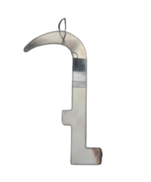 Guadaña 4" plana metal