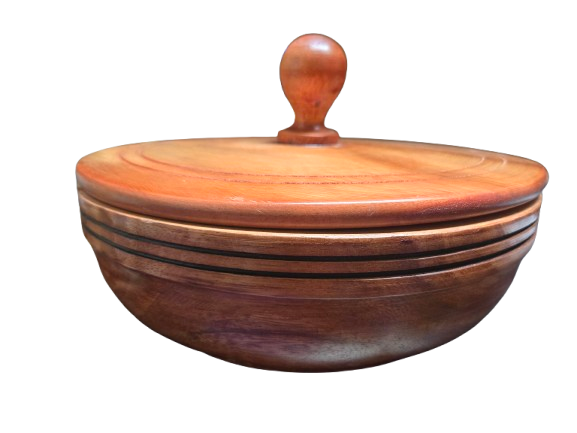 Batea de Madera Shango / Orula 12"W x 7"H - Botanica Nena