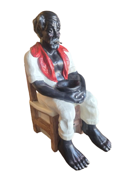 Negro Francisco 13"H